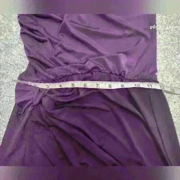 Venus 1 shoulder ruched dress - Picture 2 of 4